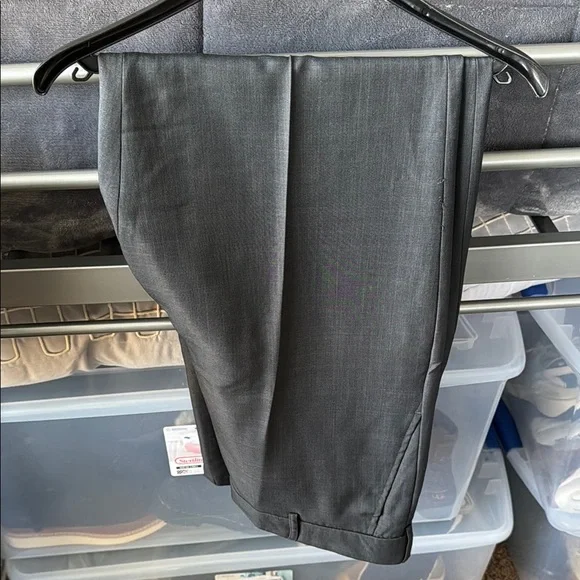 Boys Gray Matching Suit Set with Tailored Blazer, Modern Cut - Picture 5 of 7